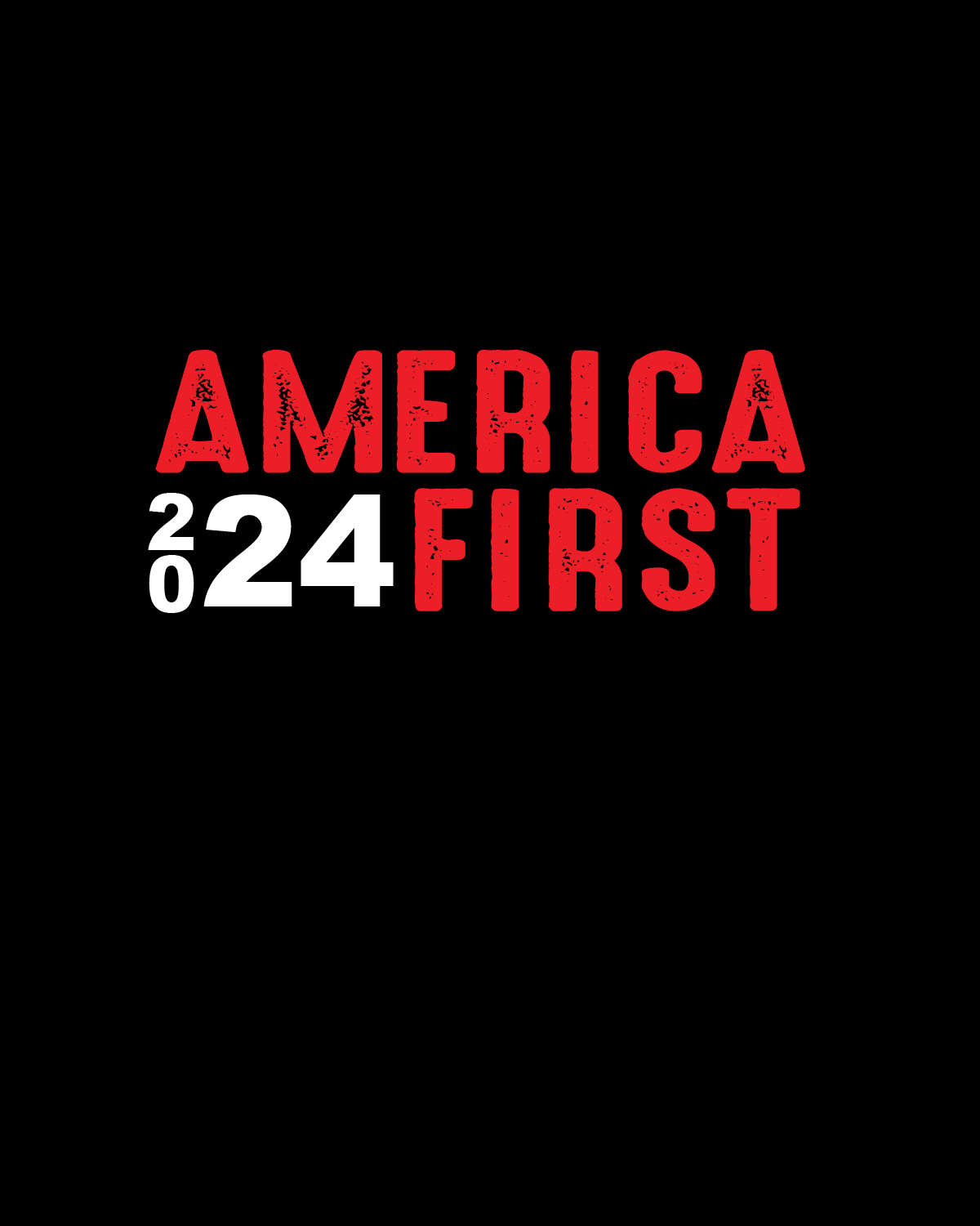America First 2024 Soft Style tee shirt