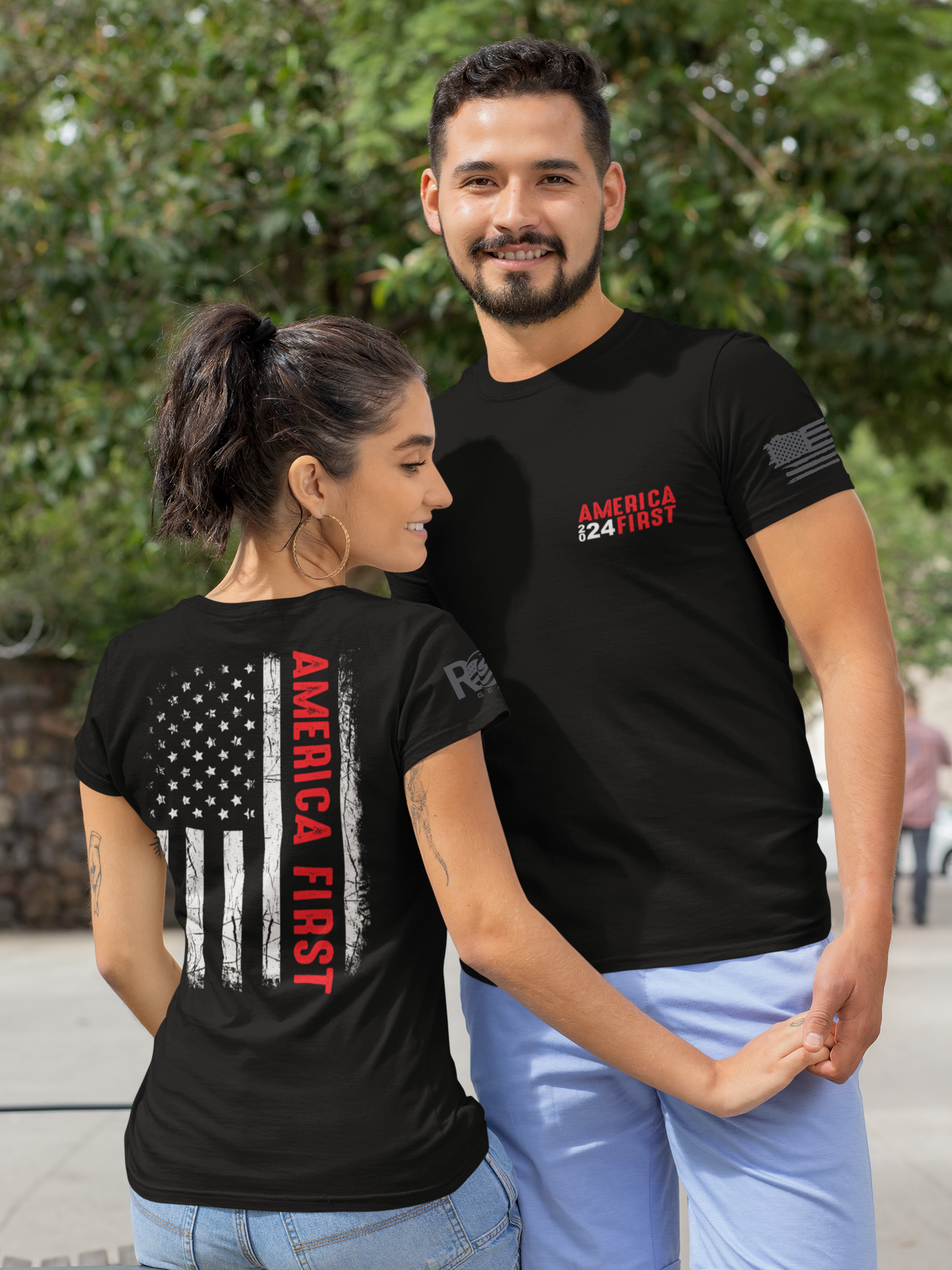 America First 2024 Soft Style tee shirt