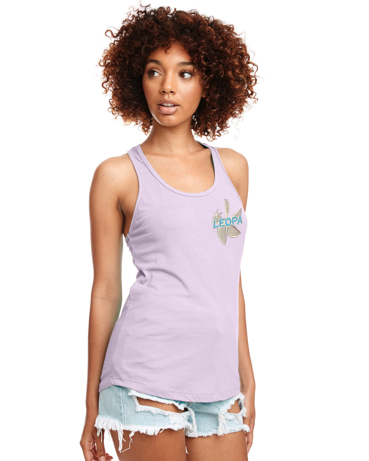 LEOPA Razor Back Ladies Colored tanks