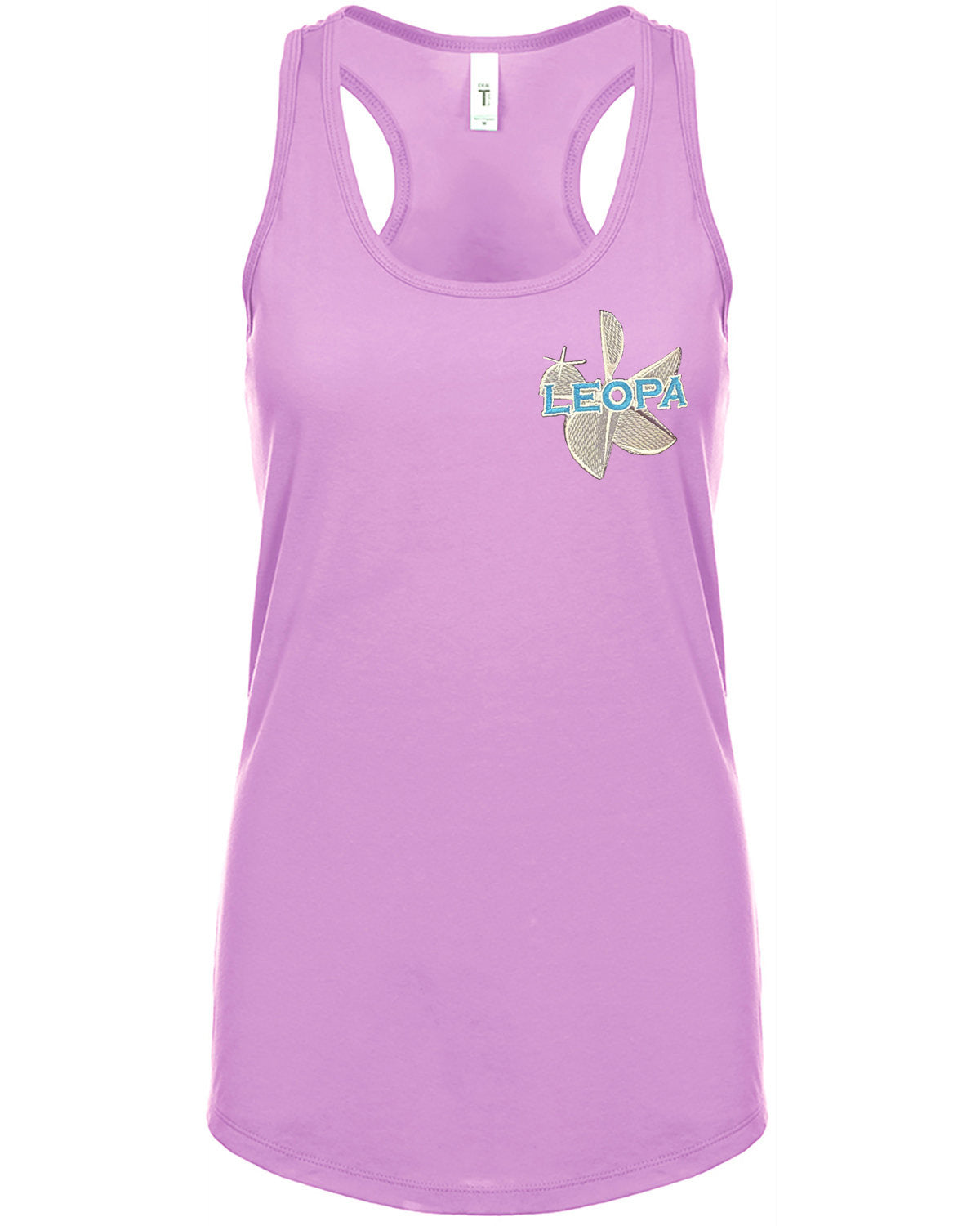 LEOPA Razor Back Ladies Colored tanks