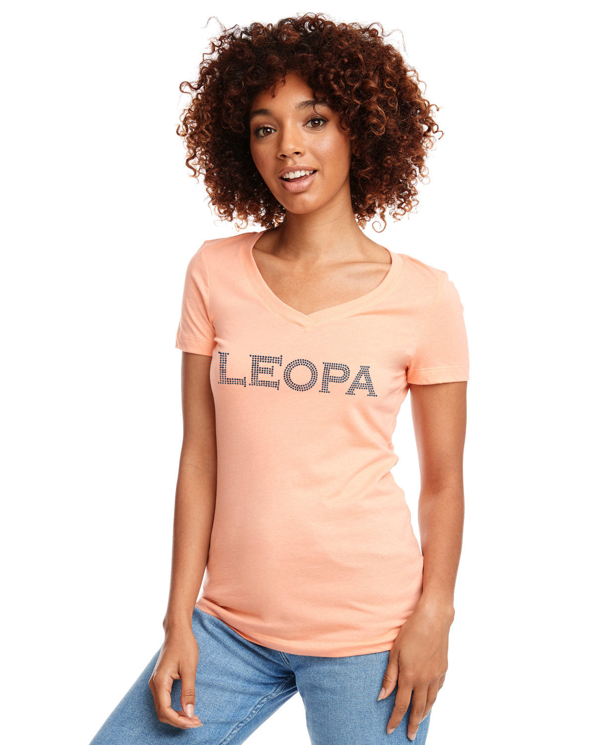LEOPA Ladies V-neck Tees