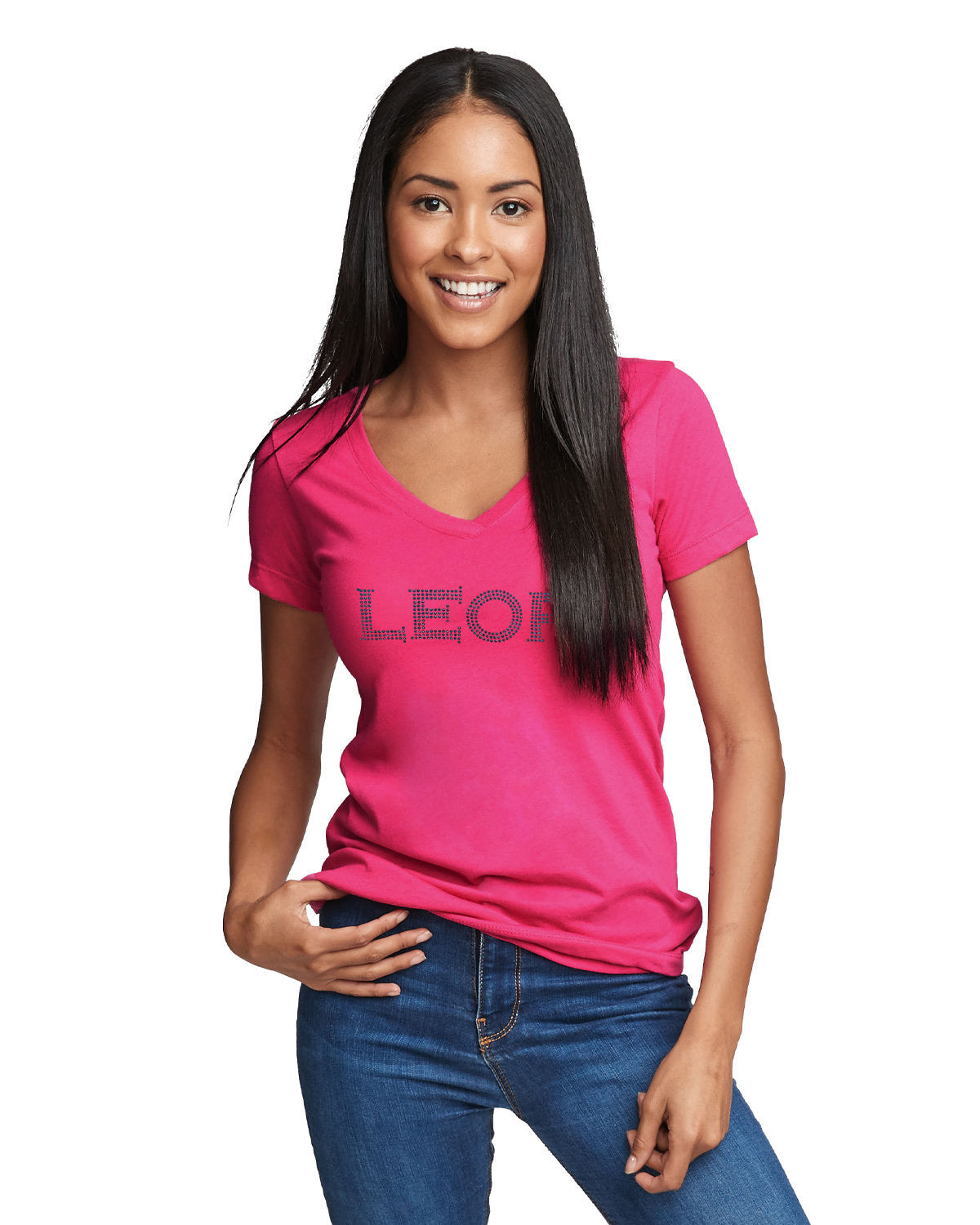 LEOPA Ladies V-neck Tees