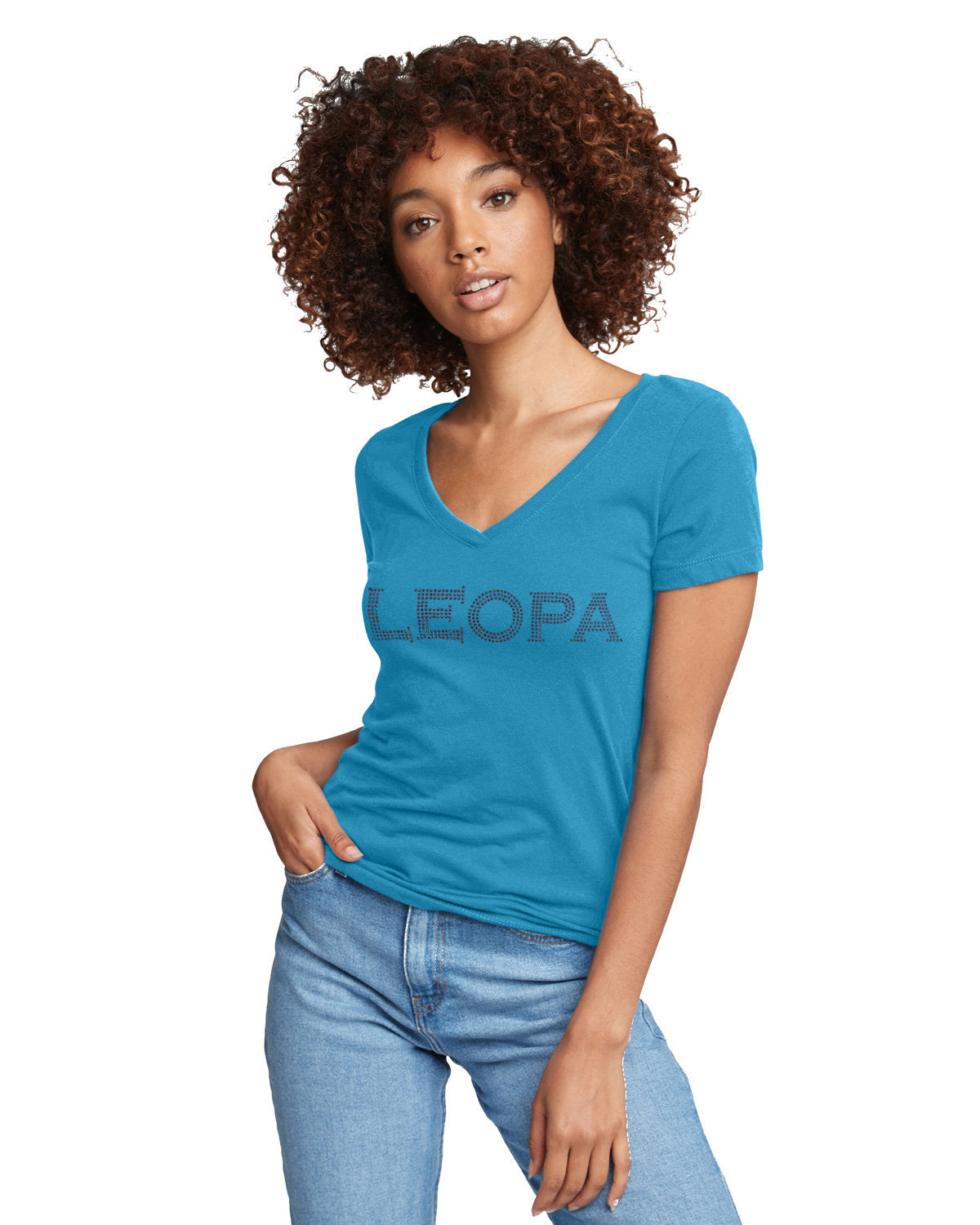 LEOPA Ladies V-neck Tees
