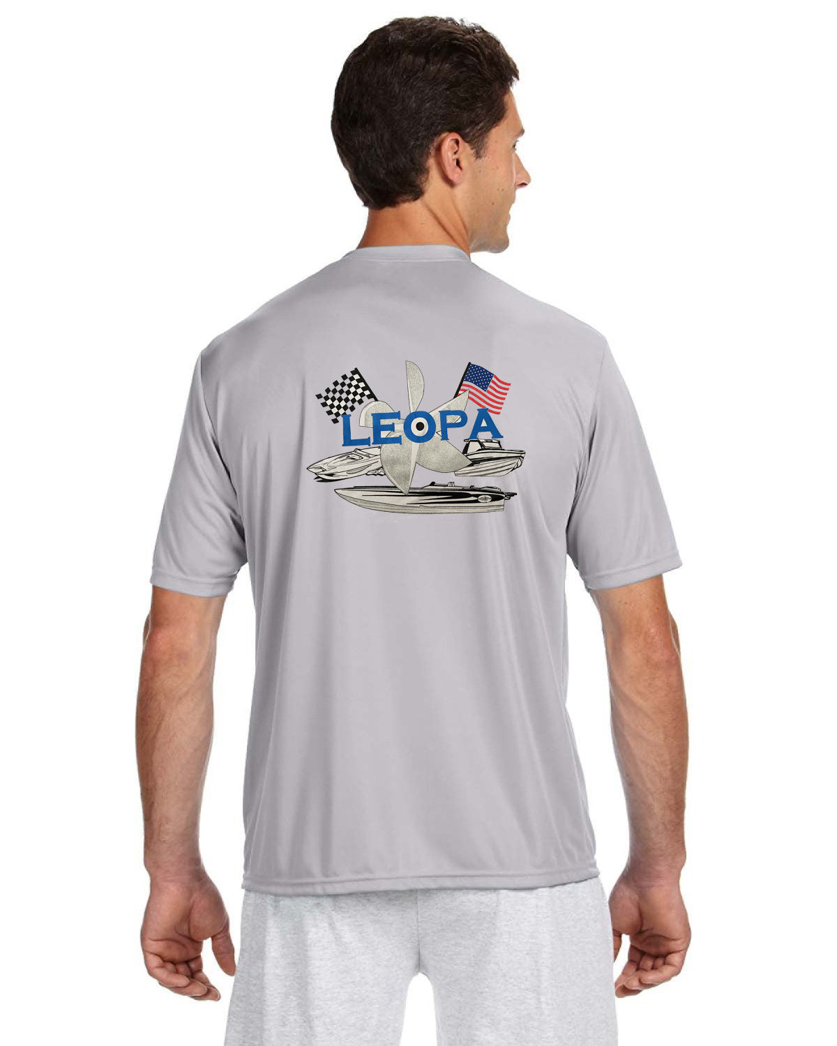 LEOPA boats design mens A4 tees