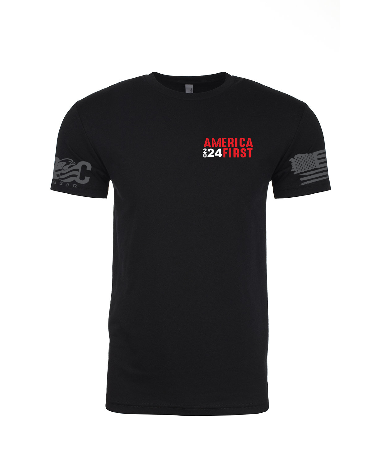 America First 2024 Soft Style tee shirt
